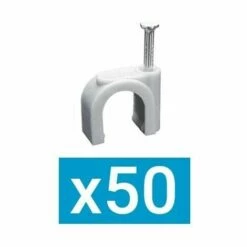 Remise 👏 ING FIXATIONS PONTET PLASTIQUE D14 CLOU EN ACIER - BOITE DE 50 - A322130 🌟