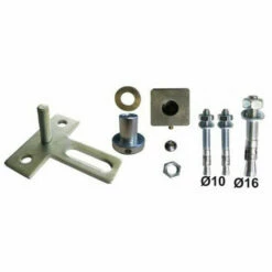 Coupon ✔️ INGFIXATIONS Pivot De Portail Acier Seuil à Cheviller - Fixation Bas 3 Trous - Carré 25x25 Mm - Kit Haut Et Bas 🧨 -Outlet FRISQUET Store 66357829 3